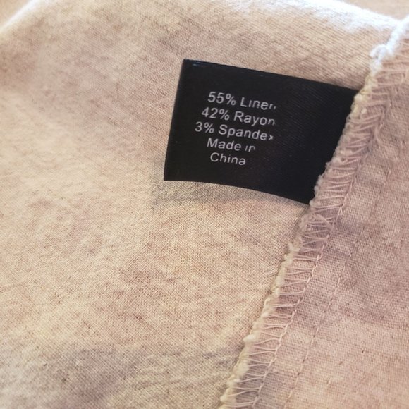 Lane Bryant Linen Blazer size 16 Oatmeal speckled - Picture 4 of 8